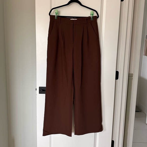 Abercrombie Sloane Tailored Wide Leg Pant - Picture 1 of 7